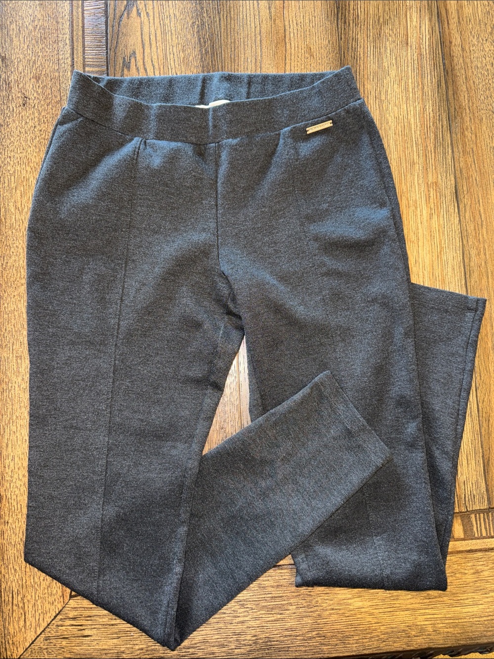 Michael Kors Dark Charcoal Ponte Leggings